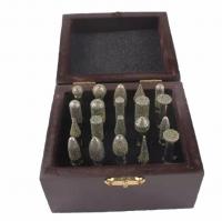 Алмазные фрезерные головки гальваническое спекание. Набор 20 шт.